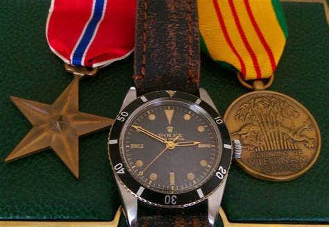 vietnam veteran rolex|Rolex Vietnam war watch.